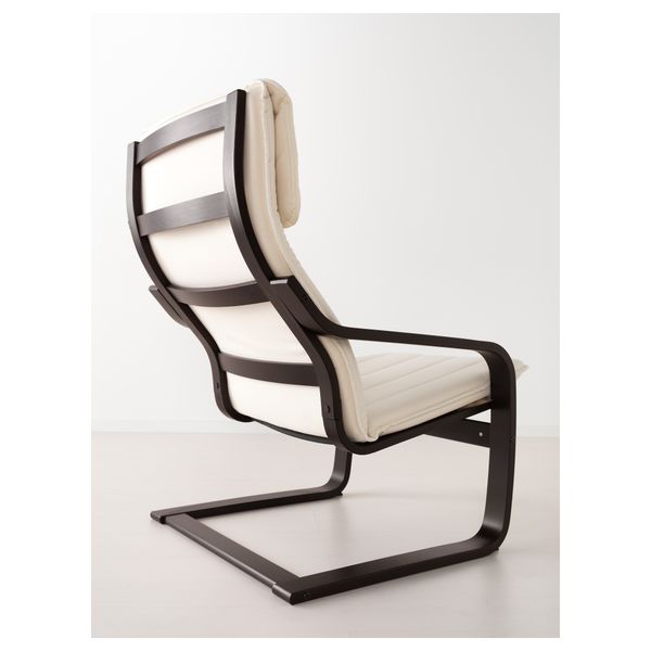 Кресло ПОЭНГ, черно-коричневый, Ранста неокрашенный - фото 3