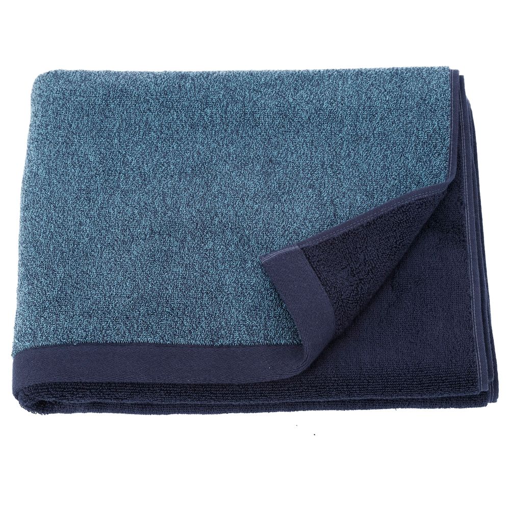 Банное полотенце, 70x140 см, темно-синий, меланж IKEA HIMLEÅN ХИМЛЕОН 104.429.03 - фото 1