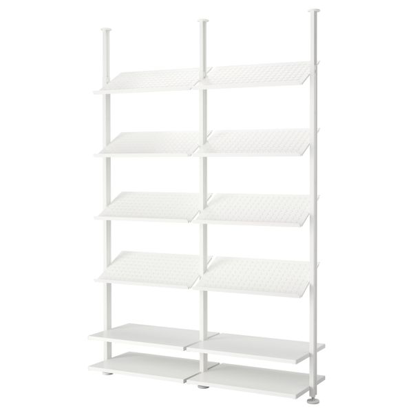 Открытая комбинация для хранения, белый 175x51x222-350 см IKEA ELVARLI ЭЛВАРЛИ 092.029.99 - фото 1