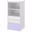 Белый сиреневый/с 3 ящиками