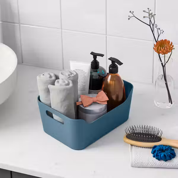 UPPDATERA Контейнер - серо-синий 24x17 см - фото 3