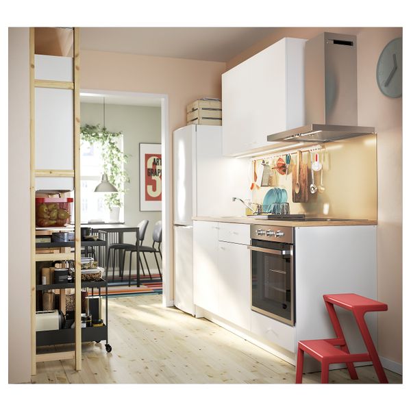 Табурет-лестница, коричнево-красный IKEA MÄSTERBY МЭСТЕРБИ 304.023.26 - схема-чертеж с размерами