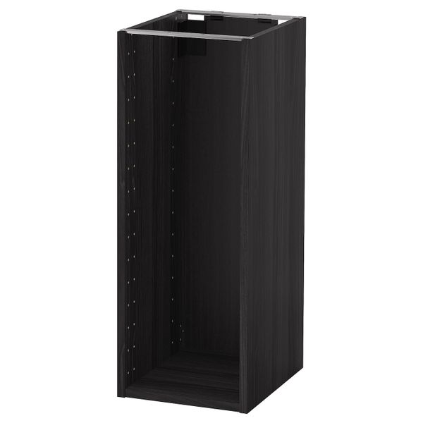 Каркас напольного шкафа, под дерево черный 30x37x80 см IKEA МЕТОД 204.171.87 - схема-чертеж с размерами