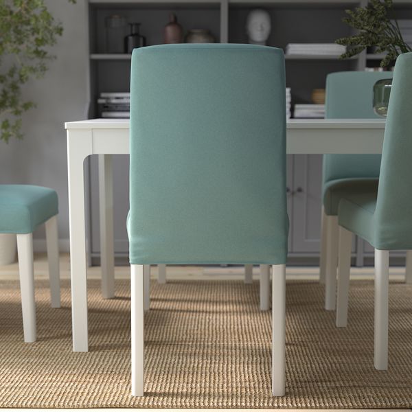 Стул, белый Ljungen светло-зеленый IKEA BERGMUND БЕРГМУНД 593.899.99 - фото 7
