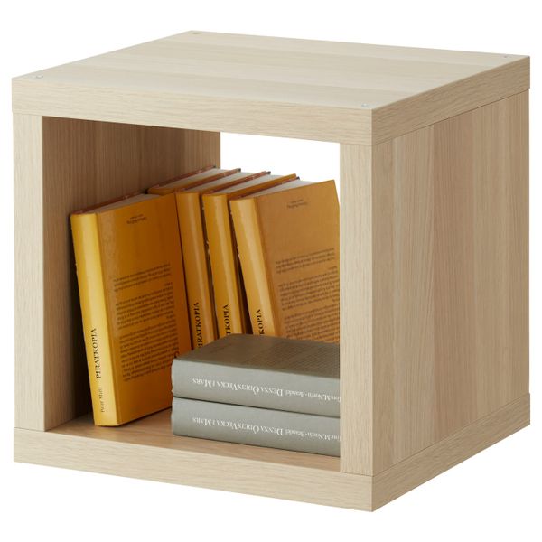 Стеллаж, под беленый дуб 42x42 см IKEA KALLAX КАЛЛАКС 003.290.16 - фото 2