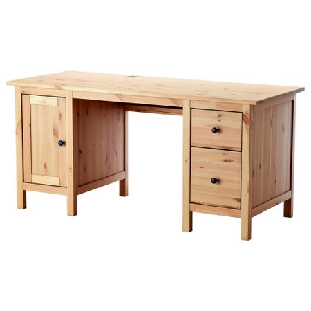 Письменный стол ХЕМНЭС, светло-коричневый (155x65 см)