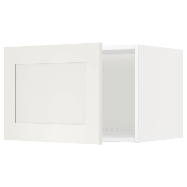 Верхний шкаф на холодильник/морозильн, белый/Сэведаль белый 60x40 см IKEA METOD МЕТОД 892.229.55 - схема-чертеж с размерами