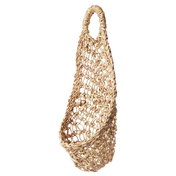 Подвесной модуль для хранения, волокно банана ручная работа 16x34 см IKEA БОТАНИСК 004.665.41 - фото 1