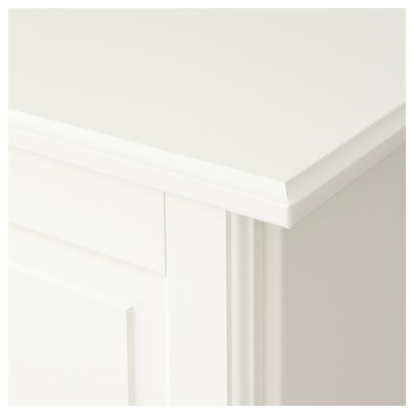 Письменный стол ЛИАТОРП, белый (145x65 см) - схема-чертеж с размерами