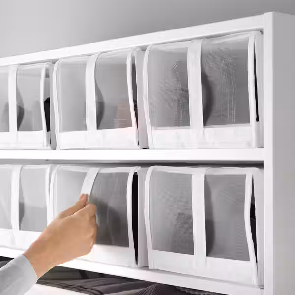 SKUBB Коробка для обуви - белый 22x34x16 см - фото 3