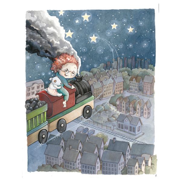 Книга ЛИЛЛАБУ, Ночной поезд - схема-чертеж с размерами