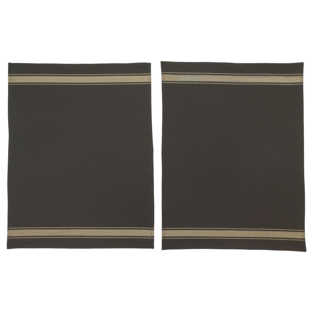 Полотенце кухонное ВАРДАГЕН, черный (50x70 см) - фото 1