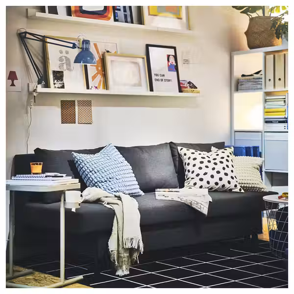 SVARTPOPPEL СВАРТПОППЕЛЬ Чехол на подушку - бледно-голубой 50x50 см - фото 3