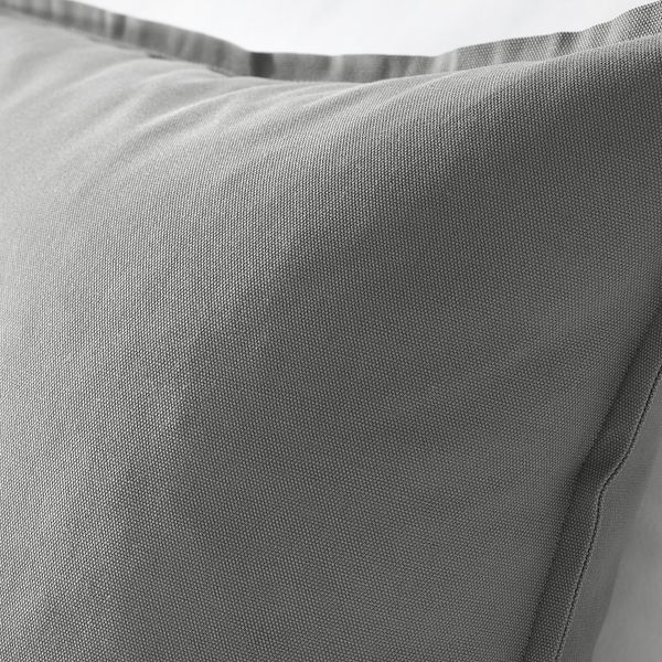 Чехол на подушку, серый 65x65 см IKEA GURLI ГУРЛИ 304.435.91 - фото 2