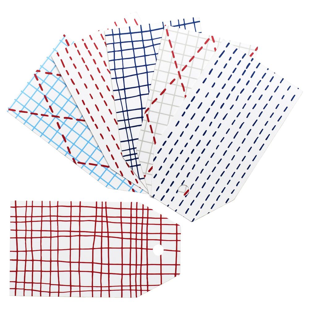 Ярлыки для/подарков, с рисунком, 4.5x8 см IKEA ВИНТЕР 2019 704.345.04 - фото 1