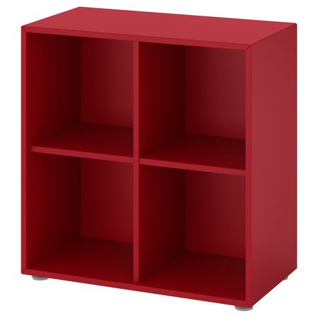 Комбинация шкафов с ножками, красный 70x35x72 см IKEA ЭКЕТ 693.068.71