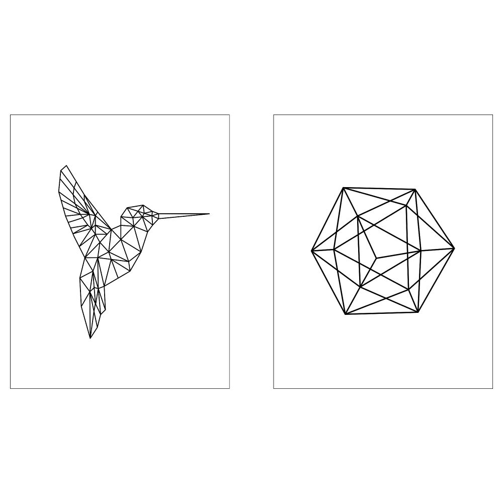 Постер, Геометрический, 40x50 см IKEA DRÖMBILD ДРЁМБИЛЬД 904.360.69 - фото 1