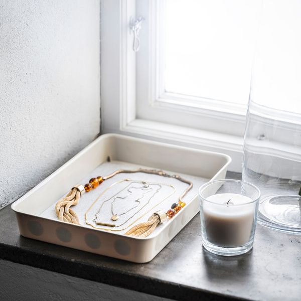 Органайзер, пластик/бежевый 25x35x5 см IKEA NOJIG НОЙИГ 804.770.41 - фото 8