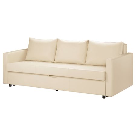 3-местный диван-кровать, Бумстад бежевый IKEA FRIHETEN ФРИХЕТЭН 104.489.00