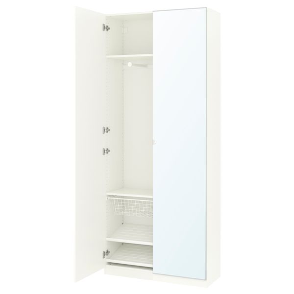 Гардероб ПАКС, белый, Форсанд Викедаль (100x38x236 см) - фото 1