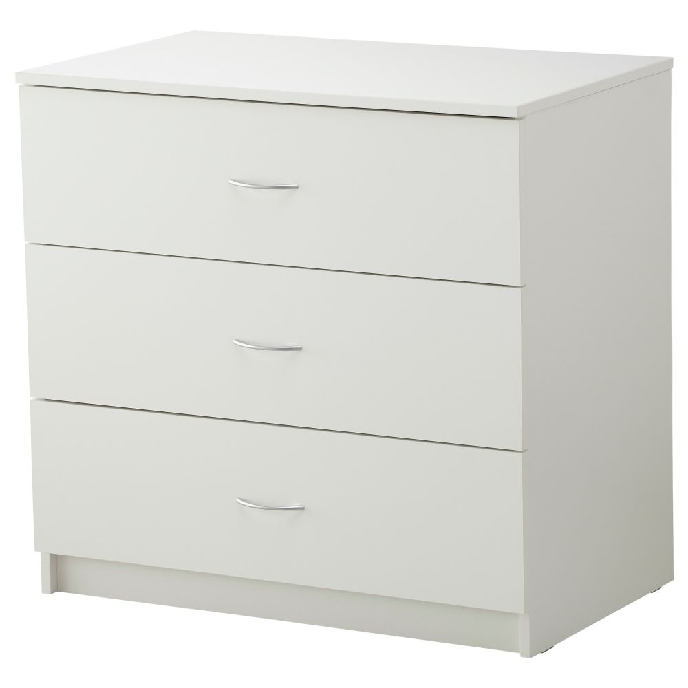 Комод с 3 ящиками ТОДАЛЕН, белый (80x77 см) - фото 1
