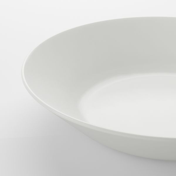 Тарелка глубокая, белый 20 см IKEA OFTAST ОФТАСТ 403.789.72 - фото 2