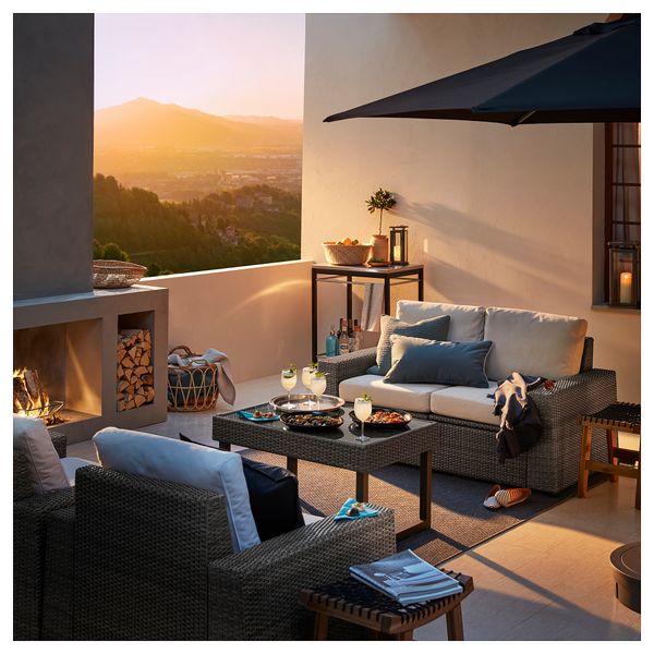 4-местный комплект садовой мебели IKEA SOLLERÖN СОЛЛЕРОН 492.879.20 - фото 3