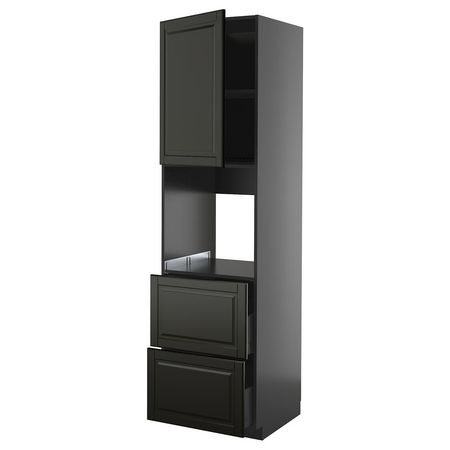 METOD / KNIVSHULT Выс шкаф д/духовки+дв/2фрнт/2выс ящ