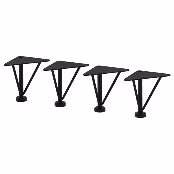 EKET Ножка - металлический/чёрный 10 см - фото 1