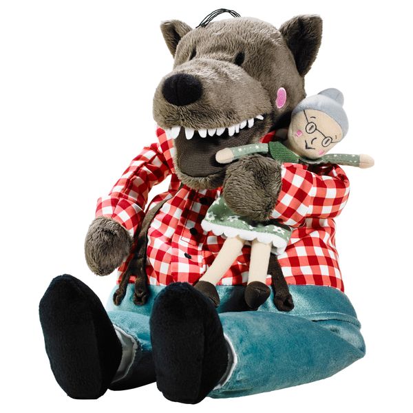 Мягкая игрушка ЛУФСИГ, волк и бабушка - фото 1