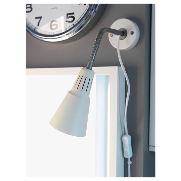 Настенный софит, лампа с зажимом КВАРТ, белый - фото 3