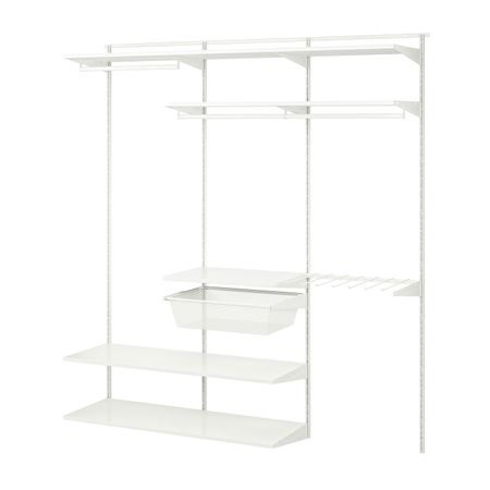 Гардероб, комбинация, белый 187x40x201 см IKEA BOAXEL БОАКСЕЛЬ 793.323.94