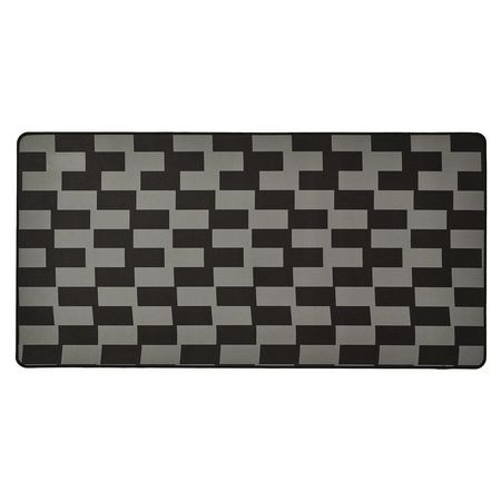 BLÅSKATA БЛОСКАТА Игровой коврик для мыши - чёрный/серый с рисунком 40x80 см