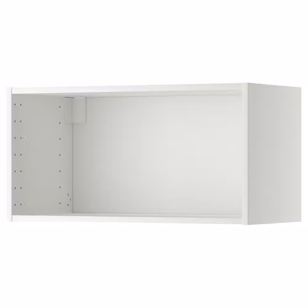 METOD Каркас навесного шкафа - белый 80x37x40 см - схема-чертеж с размерами