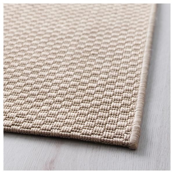 Ковер безворсовый, для дома/улицы МОРУМ, д/дома/улицы бежевый (80x200 см) - фото 2