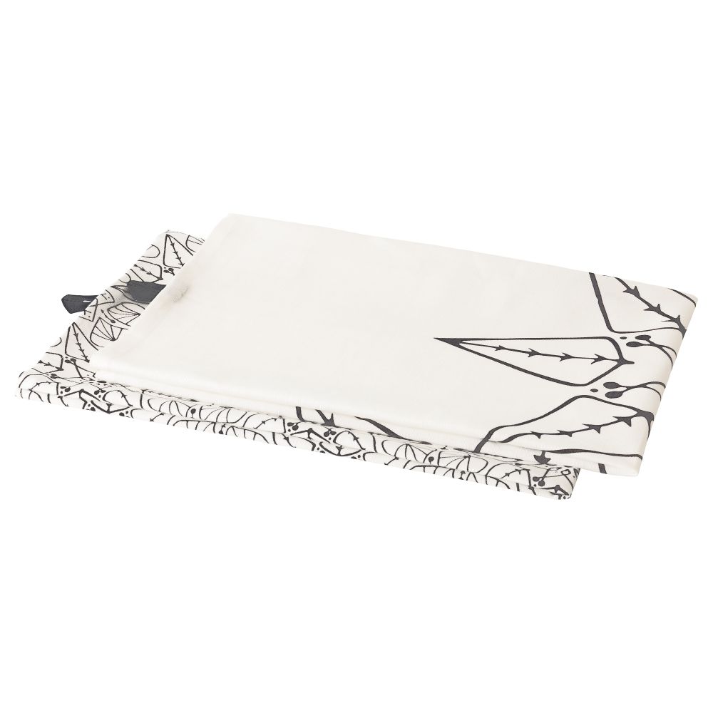 Полотенце кухонное ВИНТЕР 2016, белый, черный (50x70 см) - фото 1