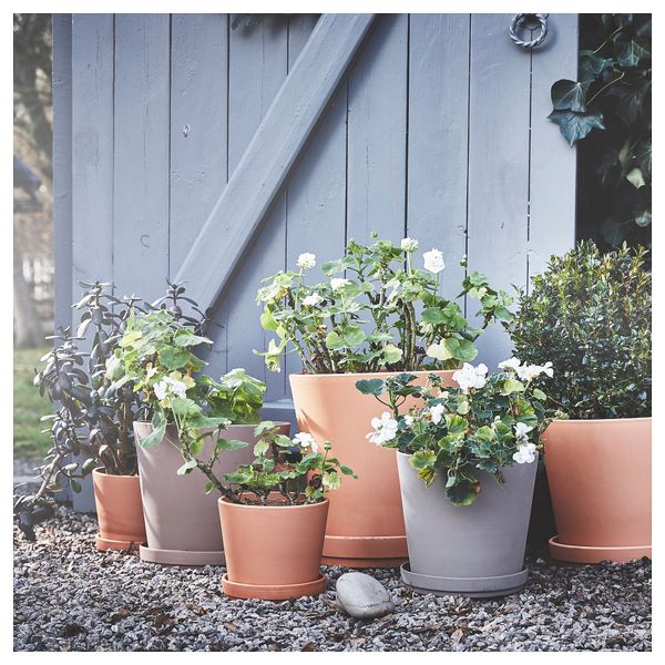 Горшок цветочный с поддоном IKEA BRUNBÄR БРУНБЭР 705.607.43 - фото 8