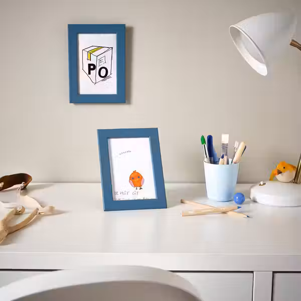 FISKBO Рама - серо-синий темный 10x15 см - фото 2