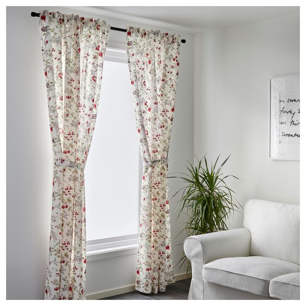 Гардины с прихватом, 1 пара ИНГМАРИ, разноцветный (145x300 см) - фото 2