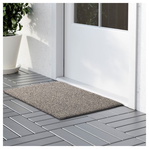 Придверный коврик ОПЛЕВ, д/дома/улицы черный/белый (50x80 см) - фото 3