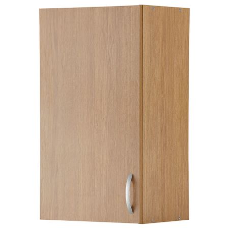 Навесной шкаф с дверцей АЛЬБРУ, под дуб (40x70 см)