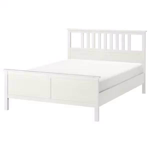 HEMNES Каркас кровати - белая морилка 160x200 см - фото 1