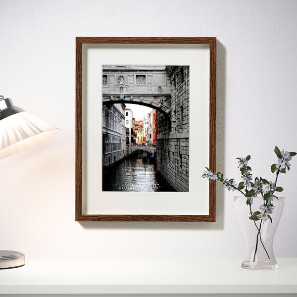 Рама, классический коричневый 30x40 см IKEA HOVSTA ХОВСТА 103.657.49 - фото 3