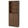 Стеллаж с дверьми, коричневый ясеневый шпон 80x30x202 см IKEA BILLY БИЛЛИ / OXBERG ОКСБЕРГ 392.810.61