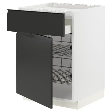 Шкаф для варочной панели, ящик, 2 проволочные корзины IKEA METOD МЕТОД, MAXIMERA МАКСИМЕРА 294.935.20