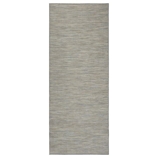 Ковер, безворсовый ХОДДЕ, д/дома/улицы синий, бежевый - фото 1