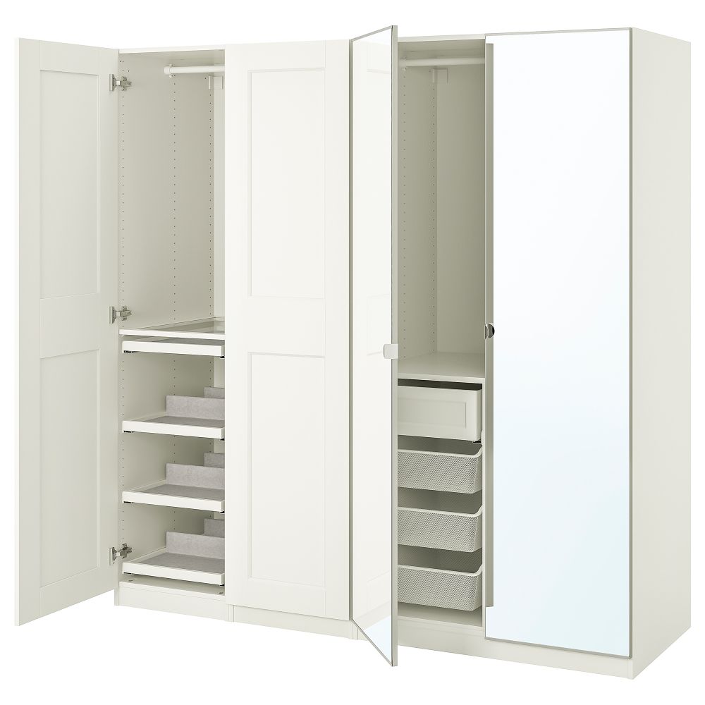 Гардероб, комбинация, 200x60x201 cm IKEA PAX ПАКС, GRIMO ГРИМО, VIKEDAL ВИКЕДАЛЬ 693.250.25 - фото 1