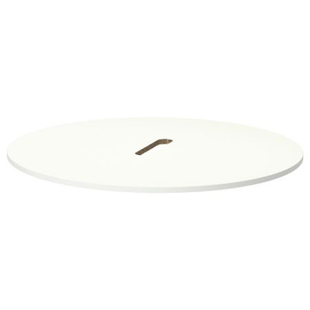 Столешница, 120 см, круглой формы, белый IKEA MITTZON 105.156.16