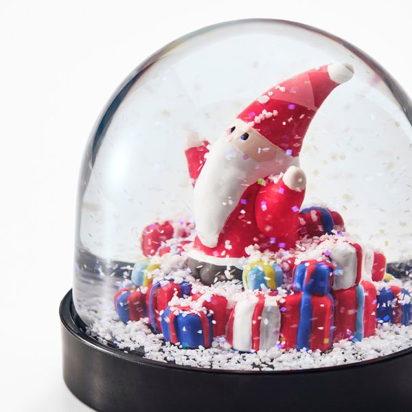 Снежный шар, Санта Клаус, 7.5 см IKEA ВИНТЕРФЕСТ 604.378.57 - схема-чертеж с размерами