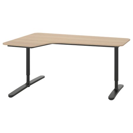 Угловой письменный стол левый, 160x110 cm IKEA BEKANT БЕКАНТ 692.828.08